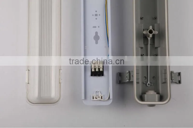 IP65 Waterproof Fluorescent Lighting Fixture 2x58W.