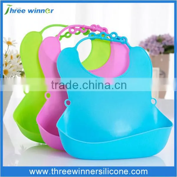 Promotion cheap baby bib high quality silicone bib