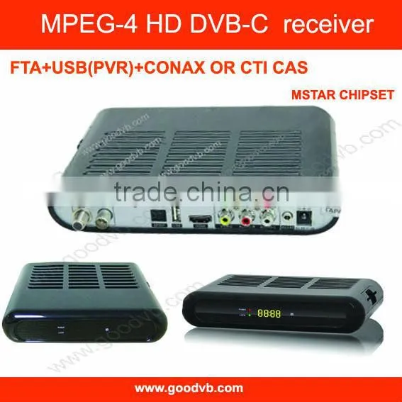 HD H.264/MPEG-4/MPEG-2/AVS/Divx DVB-C STB .