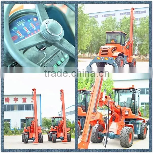 high quality hydraulic hammer/screw piling machine