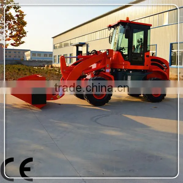 small front end wheel loader mini loader with quick hitch for multi use