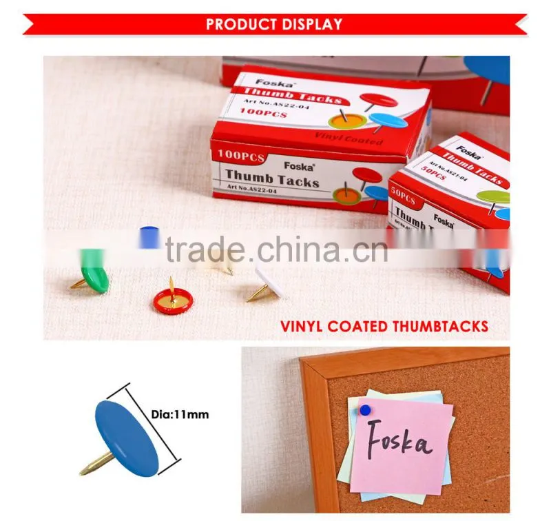 Vinyl Coated Thumbtacks