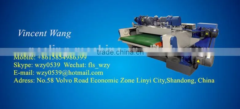 Jinlun high quality wood spindle peeling machine / face veneer slicing machine