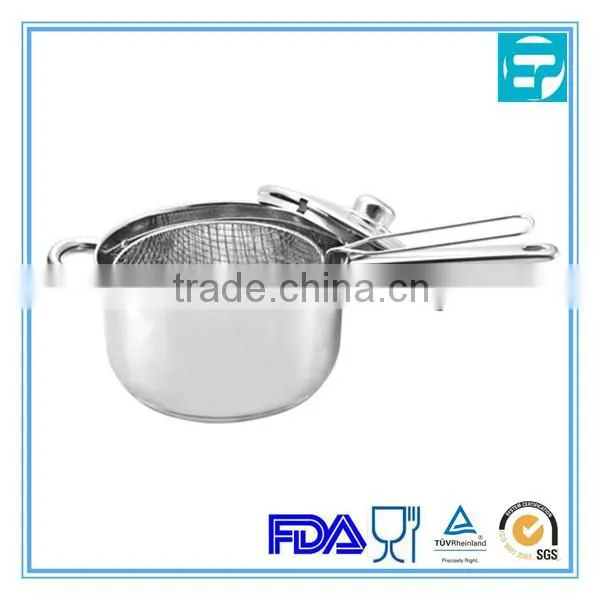 2014 new style stainless steel chip pan with handle