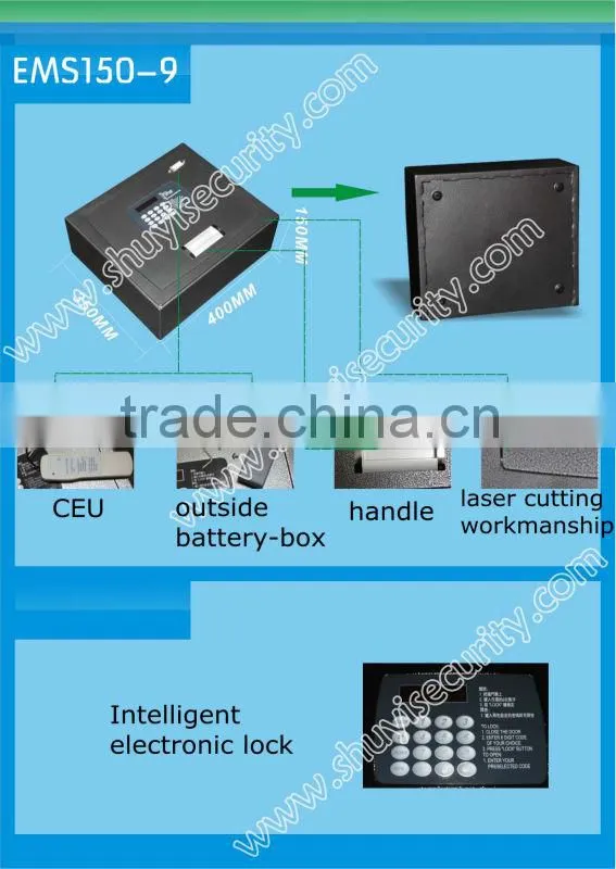 Top load hidden floor safe
