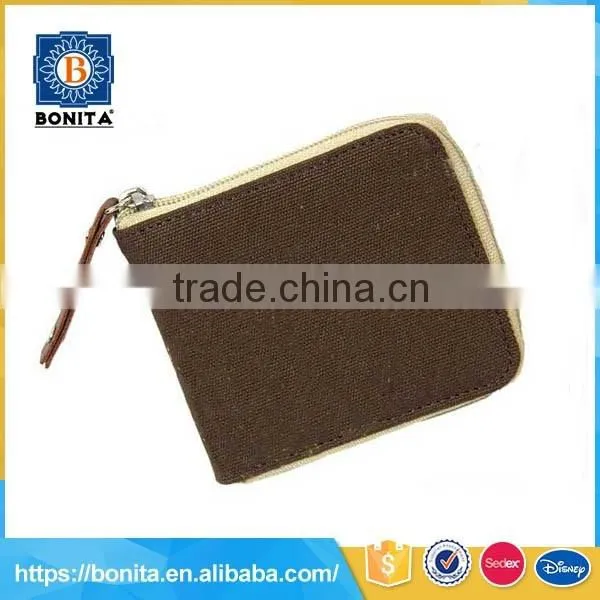 Canvas zipper wallet brief paragraph students purse leisure young women wallet