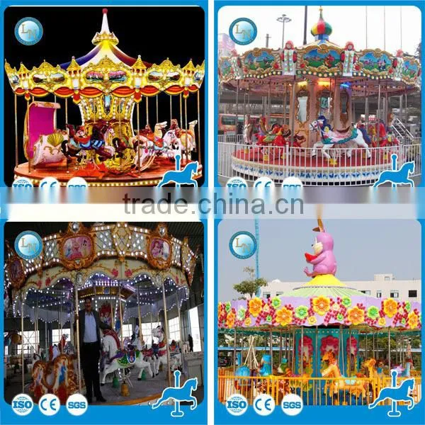 Europen Style! Lino amusement park rides 72 seats luxury merry go round carousel rides for sale