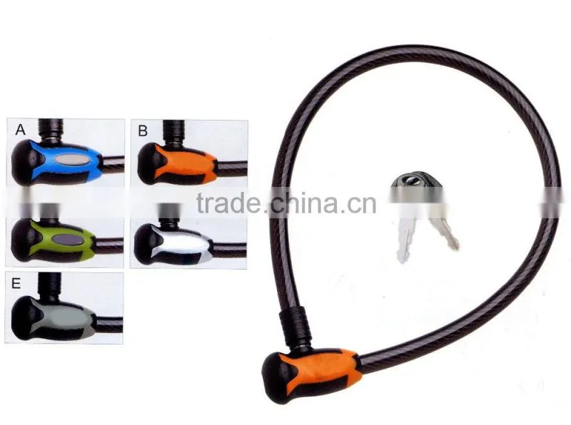 Bicycle spiral lock bicycle lock bike lock bicycle cable lock