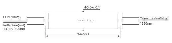 Filter Wavelength Division Multiplexer FTTH/FTTx 1490/1310+1550nm FWDM Filter WDM OEM factory