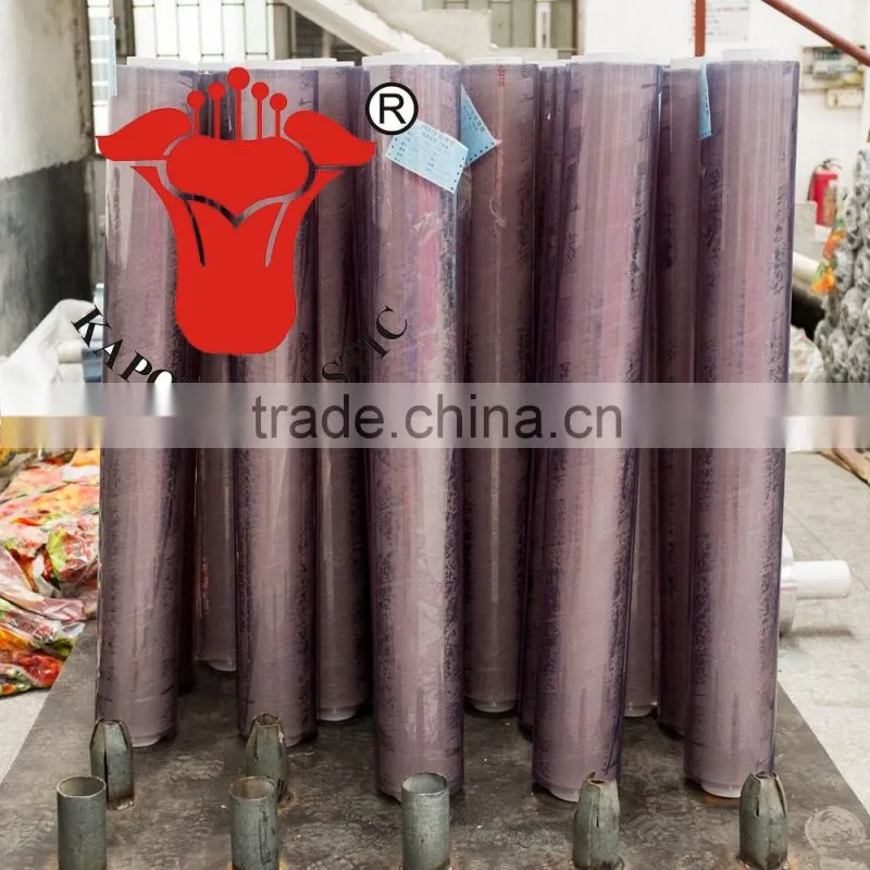 Super clear transparent soft pvc sheet for bag making