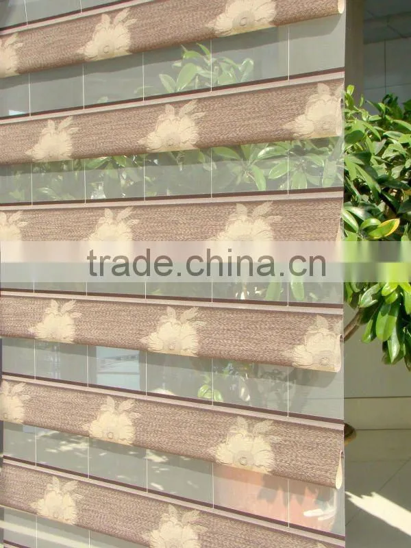 Roman shade double roller blind fabric