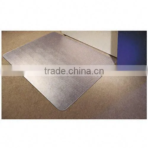 PVC carpet chair mat with nail