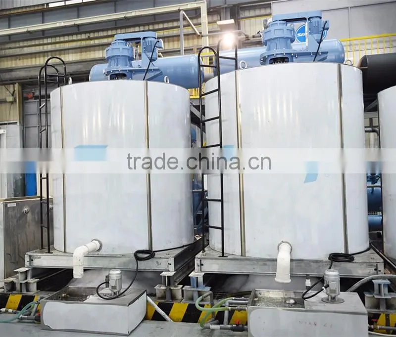 Unique Large Capacity Industrial Flake Ice Machine 60Tons Per Day Ammonia System Flake Ice Plant