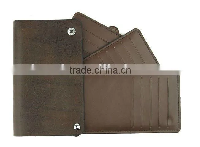 Chinese-style handmade 100 genuine leather credit card holder