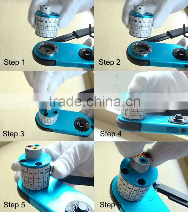 YJQ-W2A Standard hand crimp tool M22520/1-01 multifunctional plier 12-26AWG electronic connectors