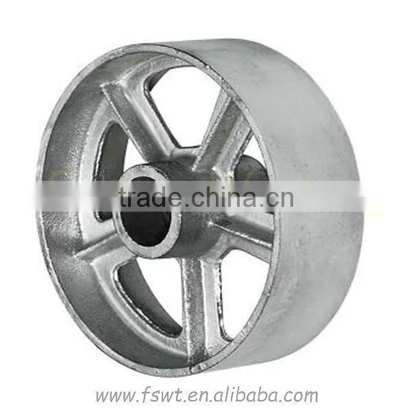 Heavy Duty All Iron High Temperature Silverly Iron Bed Wheel