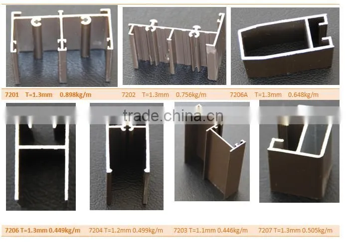 Selling Aluminum Profile for Sliding Windows with Factory Price and OEM Service