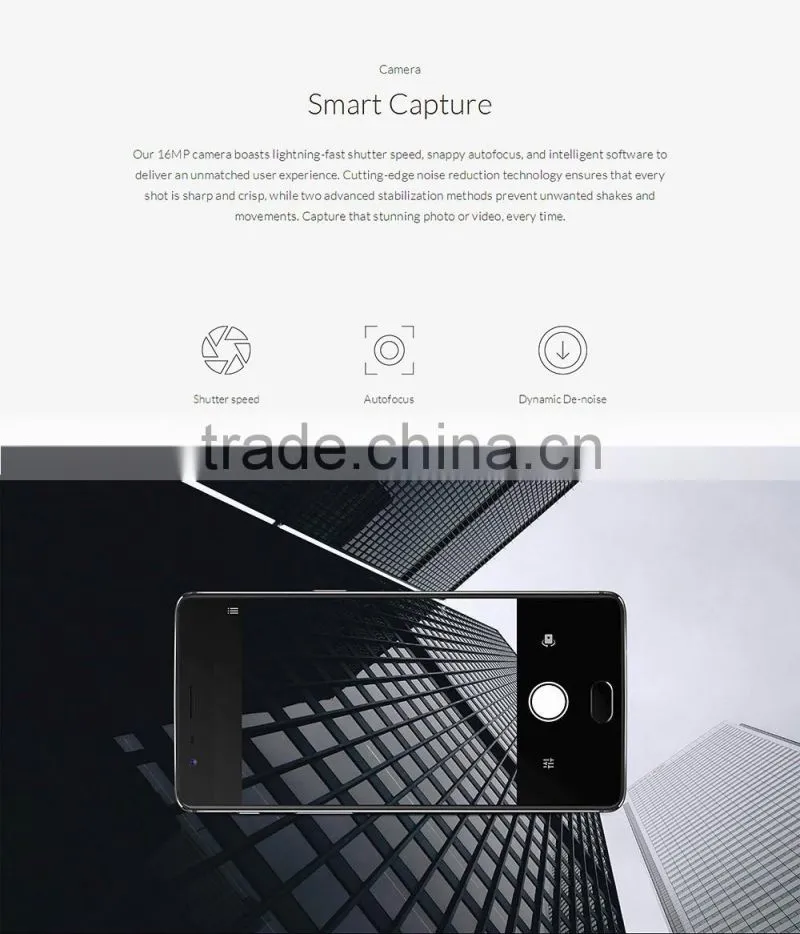 In Stock! Oneplus 3 6GB RAM 64GB ROM Snapdragon 820 MSM8996 Quad Core 5.5" HD Android 6.0 4G LTE Fingerprin GPS Mobile Phonet
