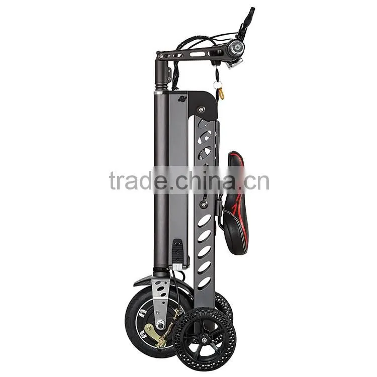 36V portable type electrical bicycle 3 wheel fasion folding bicycle