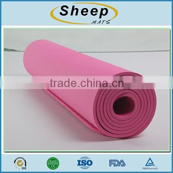 Durable waterproof TPE foldable printed fitness exercise eco one yoga mat