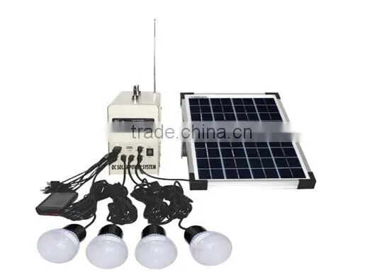 2014 New 30W DC solar Lighting kit for outdoor activites with Radio 0217