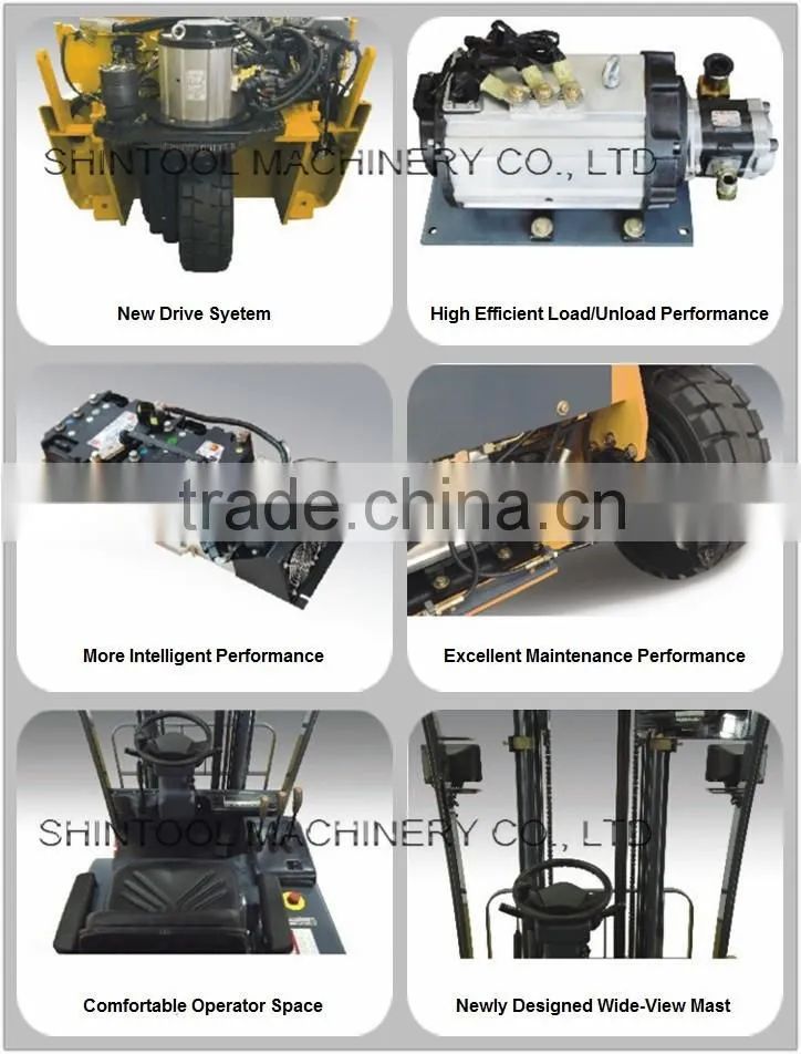 2014 CHL New 1.5 ton Mini Forklift Narrow Aisle Electric Forklift For Narrow Road Warehouse