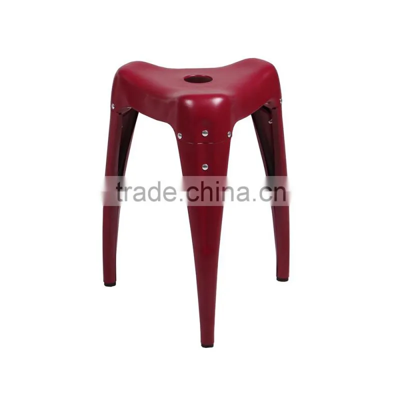 Modern design metal tooth stool