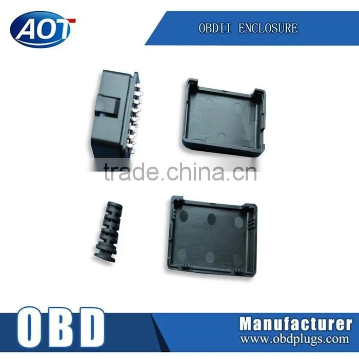 Wholesale Price White Plastic Material OBD2 Case for GPS Tracker
