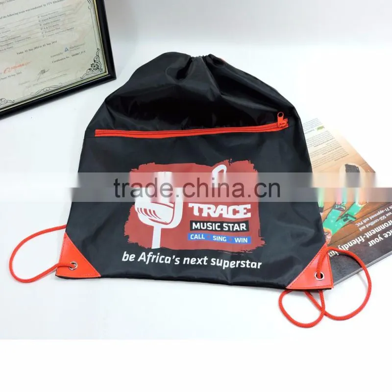 Wholesale backpack drawstring bag draw string bag custom