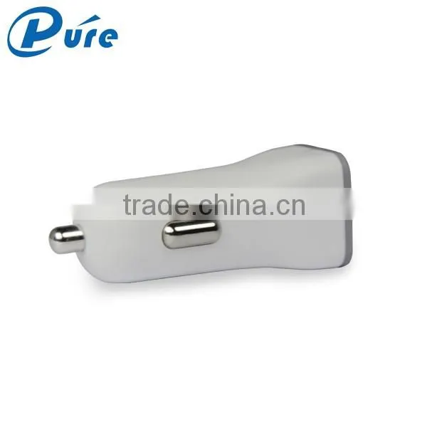 Newest portable output DC5V/2.4A single port usb car charger for smartphone product and for iphone,samsung,HTC