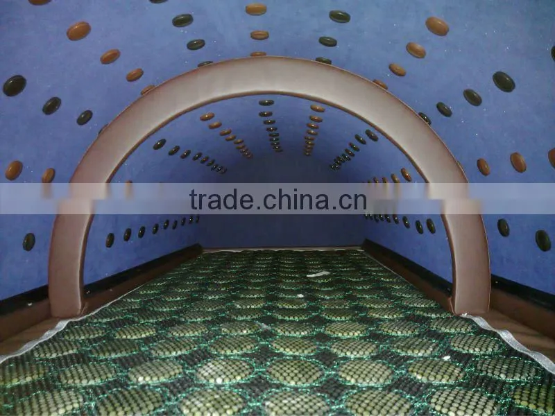 far infrared dry sauna spa capsule with jade stone heating mat