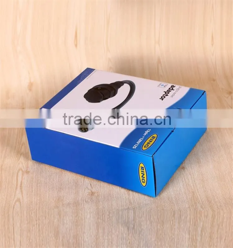Cardboard electronics packaging paper box