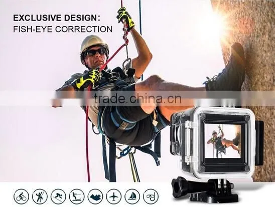 Ultra 4k Waterproof WiFi wide angle 170 Degree Mini 2.0 inch screen 30m underwater sport action camera