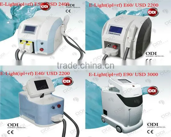 (CE Certified) Portable E-ligh Beauty Machine with double handle IPL+RF OD-E60