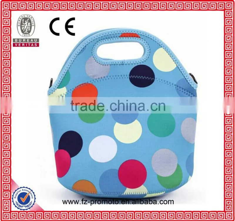 Simple Grey Picnic Lunch Cooler bag / Lunch bag