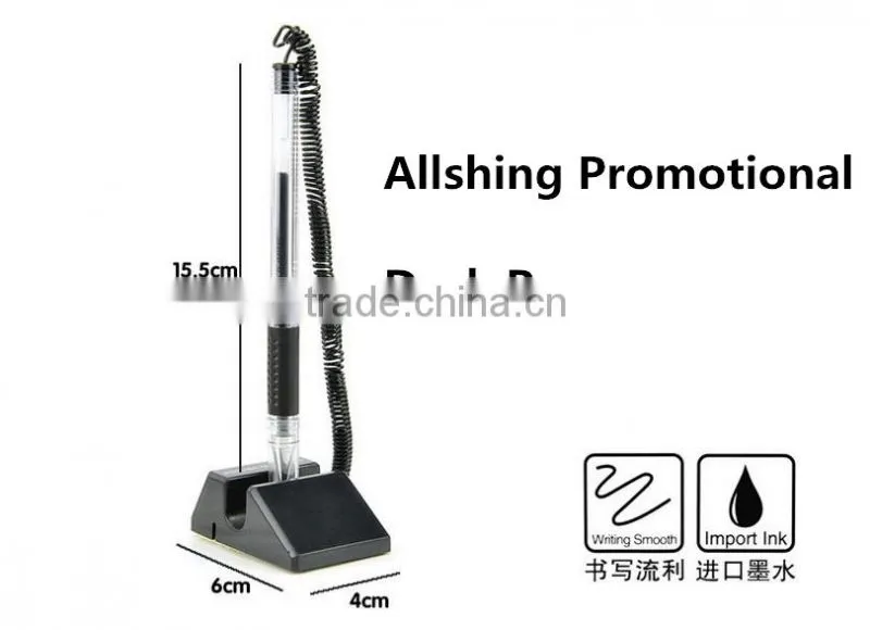 Wholesale Promotional gifts plastic table pen desk pen/Bank advsertising desk pen/Desk stand pens on sell