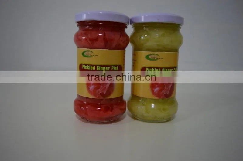 Bottole Packing Pickled Sushi Ginger made by 2016 sushi ginger 210g