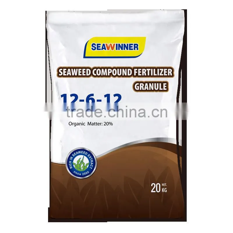 Seaweed Compound NPK Fertilizer Granule Organic Fertilizers Bio Fertilizers Granules