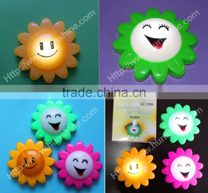 energy saving sunflower clap light night light projector