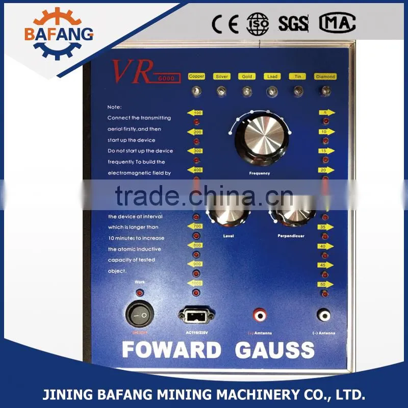 Wholesale FORWARD GAUSS VR6000 underground metal detectors 45 meters deep 1500 m diameter detection range