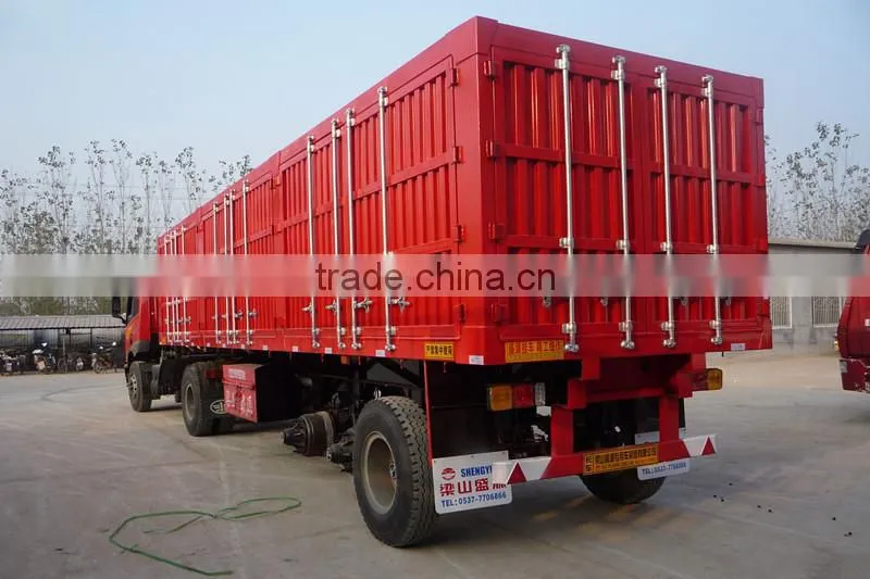 3 axle large volume enclosed box semi trailer for sale