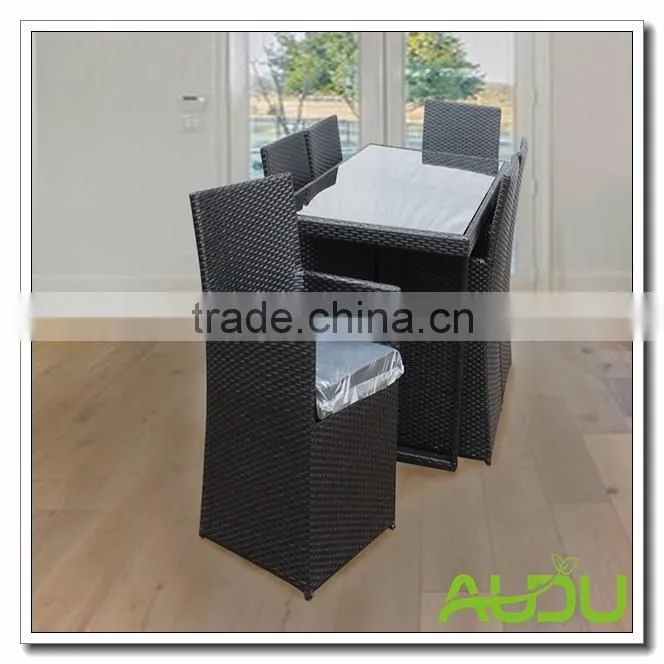 Audu Texas Outdoor Garden Rattan Dining Set