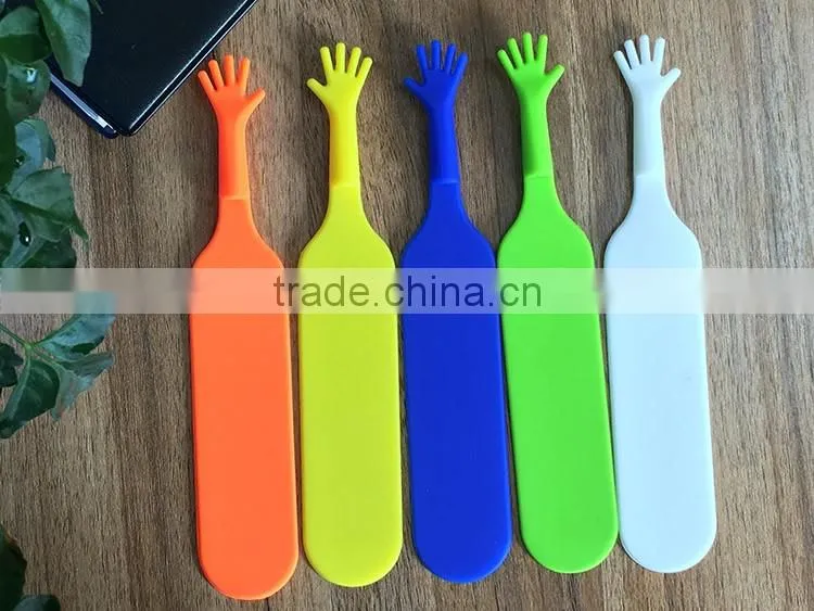 2016 trending products, Palm/finger silicone bookmarks, anime bookmark China supplier