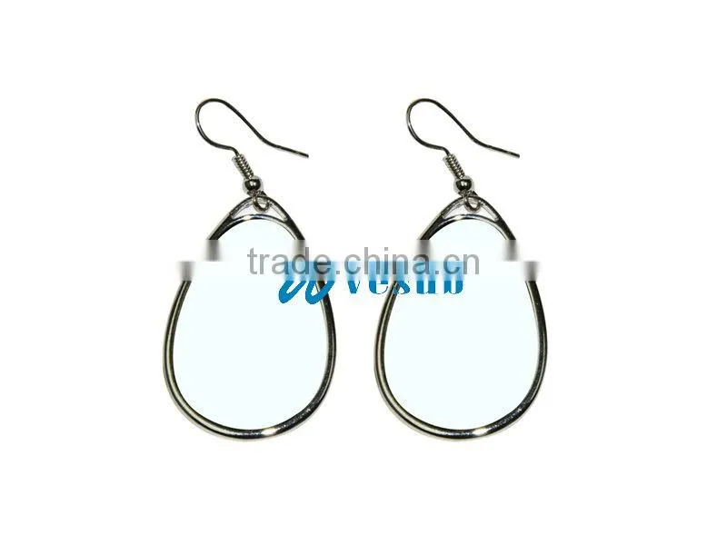 2015 shining fashion 3 shape sublimation Ear Rings