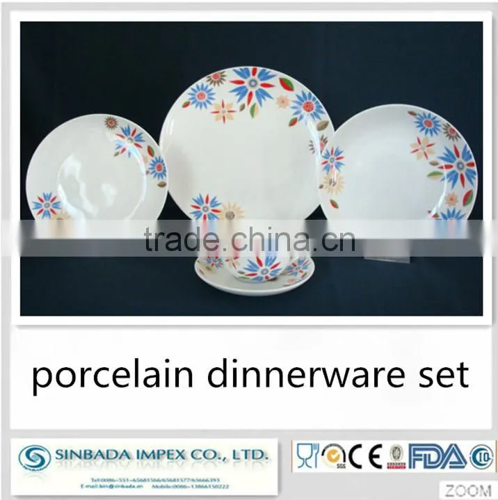 high quality exclusive porcelain dinnerware on hot sale