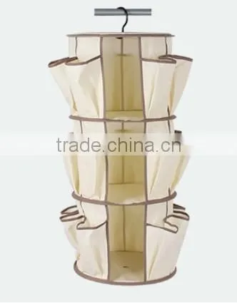 Multipocket hanging container Smart Carousel Organizer