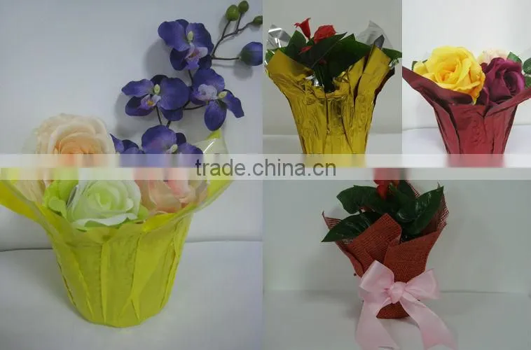 decorative flower pot covers and wire flower pot holder