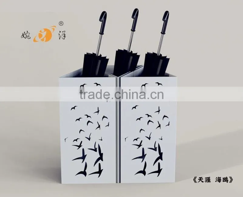 Hot selling indoor hotel round shape iron umbrrella stand