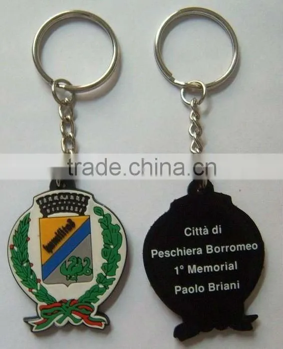 Fashion jewelry accessories silicon key chain silicone keychain