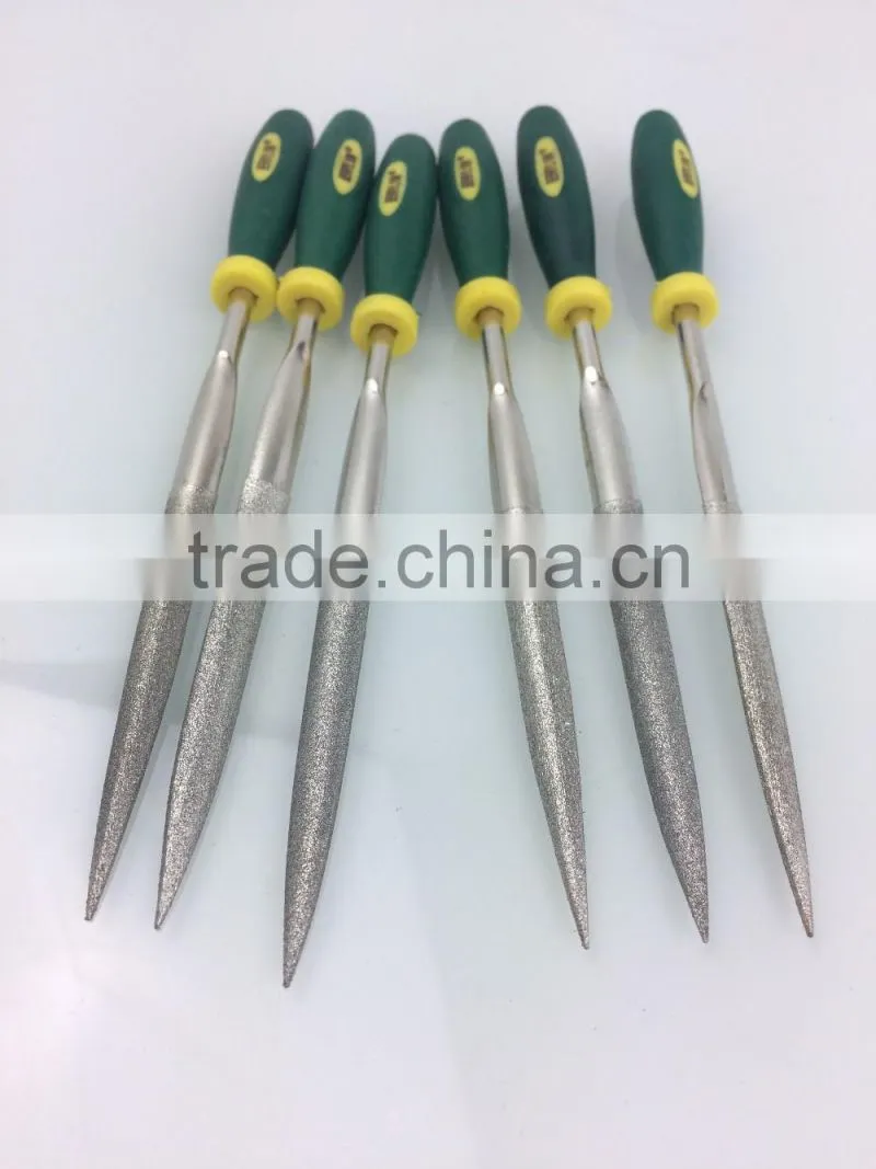 BERRYLION half round diamond file length 140mm with soft grip